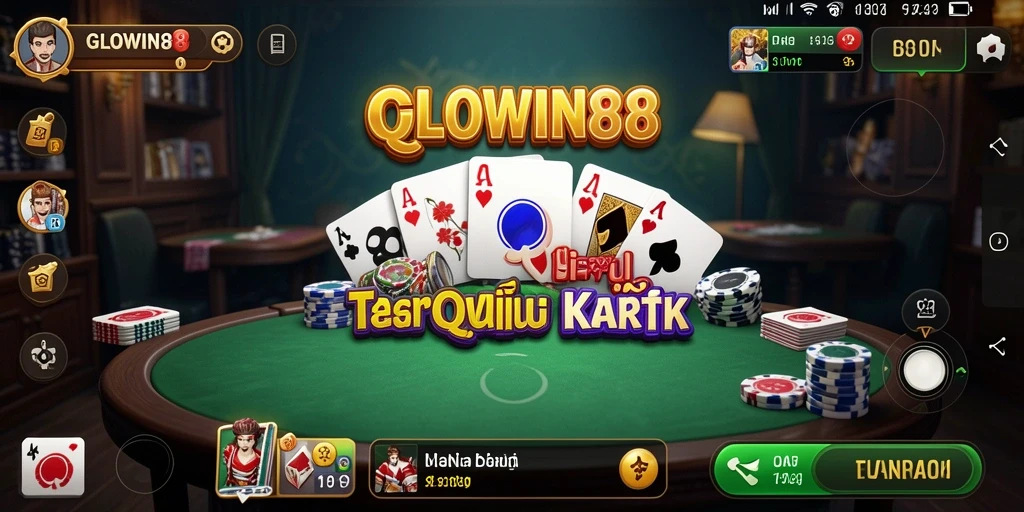 Tampilan screenshot utama GLOWIN88 dengan gameplay QiuQiu yang menarik.
