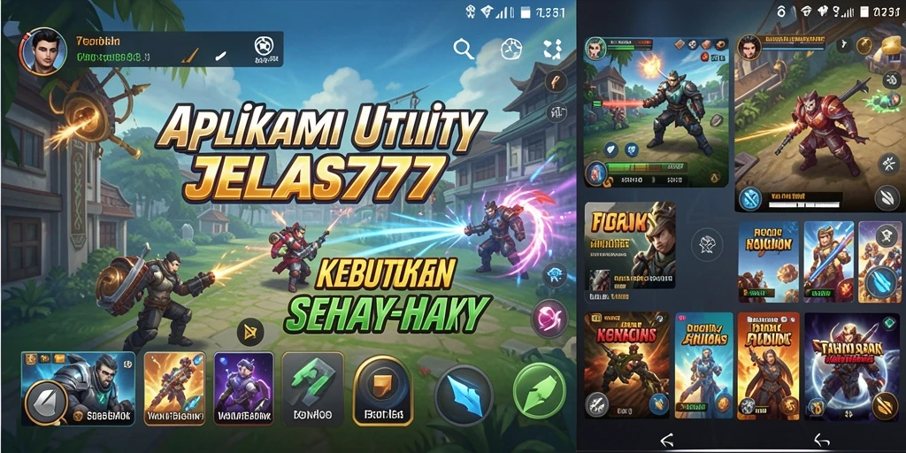 Tampilan antarmuka utama JELAS777 yang intuitif dan mudah digunakan.