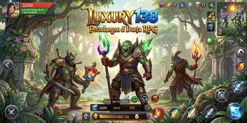 Tampilan gameplay menakjubkan dari LUXURY138 yang membawa pemain ke dunia petualangan.