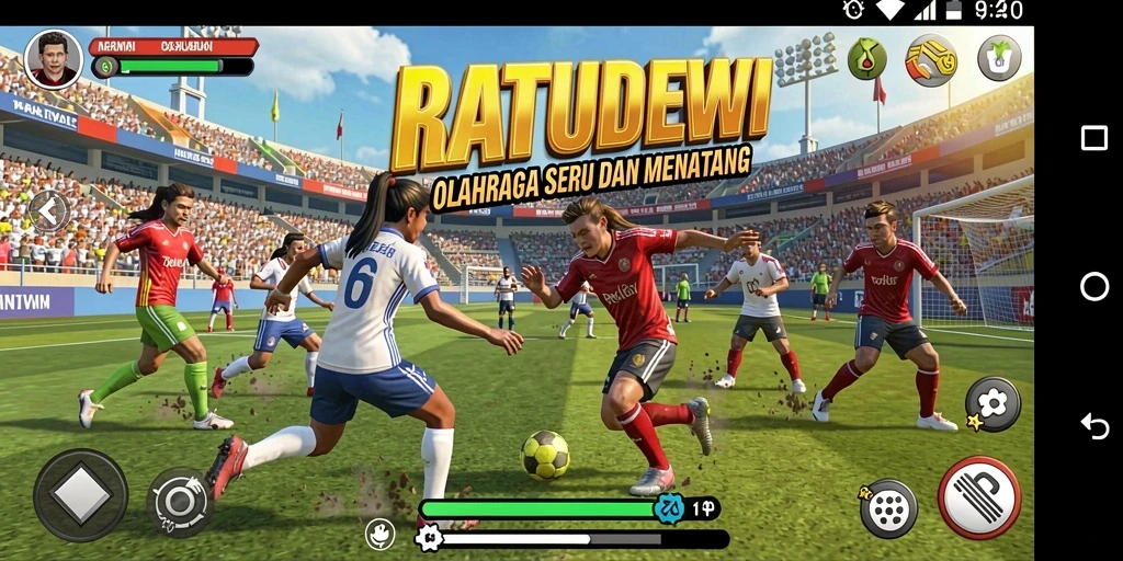 Tampilan gameplay yang menegangkan dalam RATUDEWI.