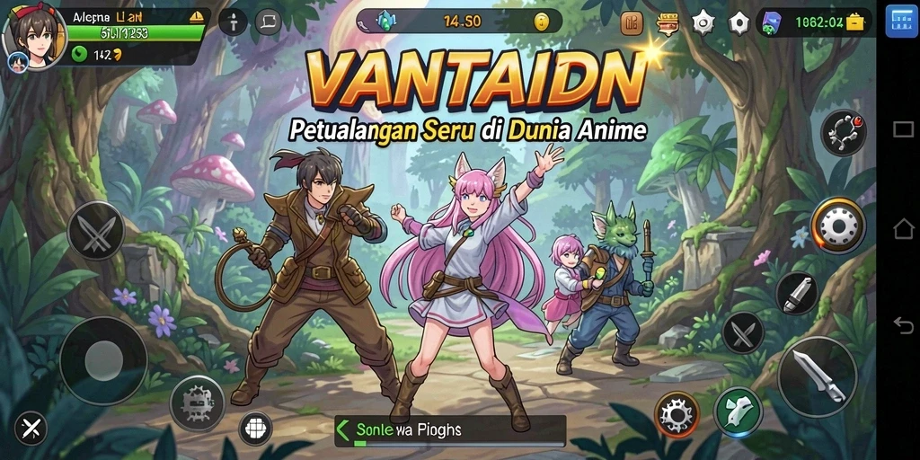 Tampilan gameplay seru dari VANTAIDN yang penuh aksi.