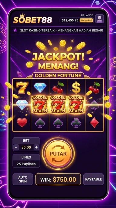 Tampilan antarmuka pengguna sobet88 yang sederhana.